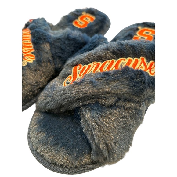 "FOCO NCAA Syracuse Orangemen Cross Slides Slippers S" - Picture 4 of 5